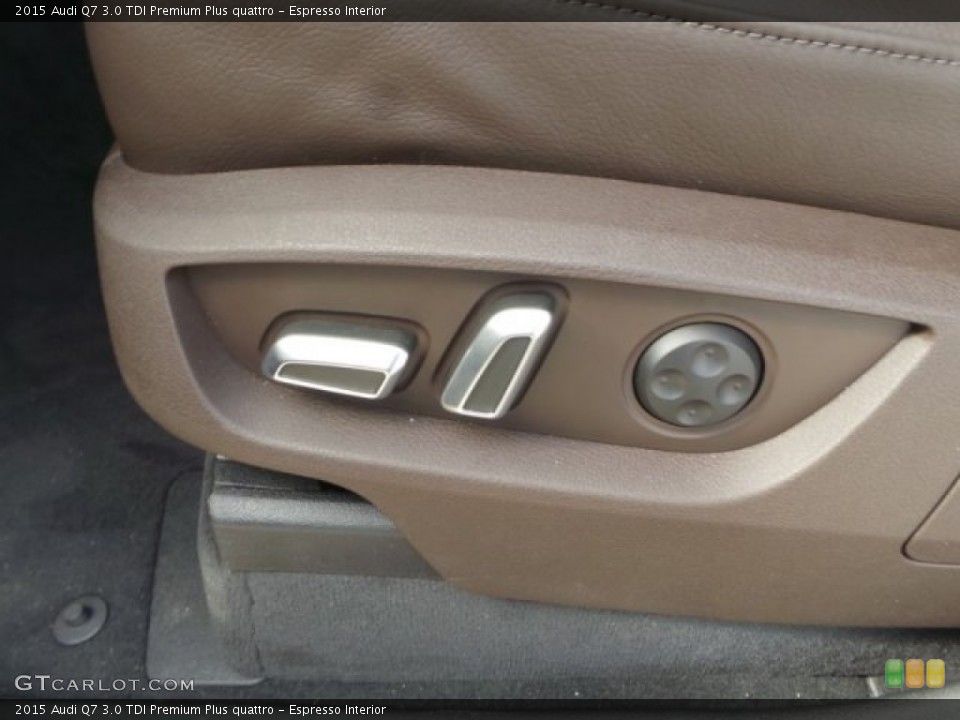 Espresso Interior Controls for the 2015 Audi Q7 3.0 TDI Premium Plus quattro #99332527