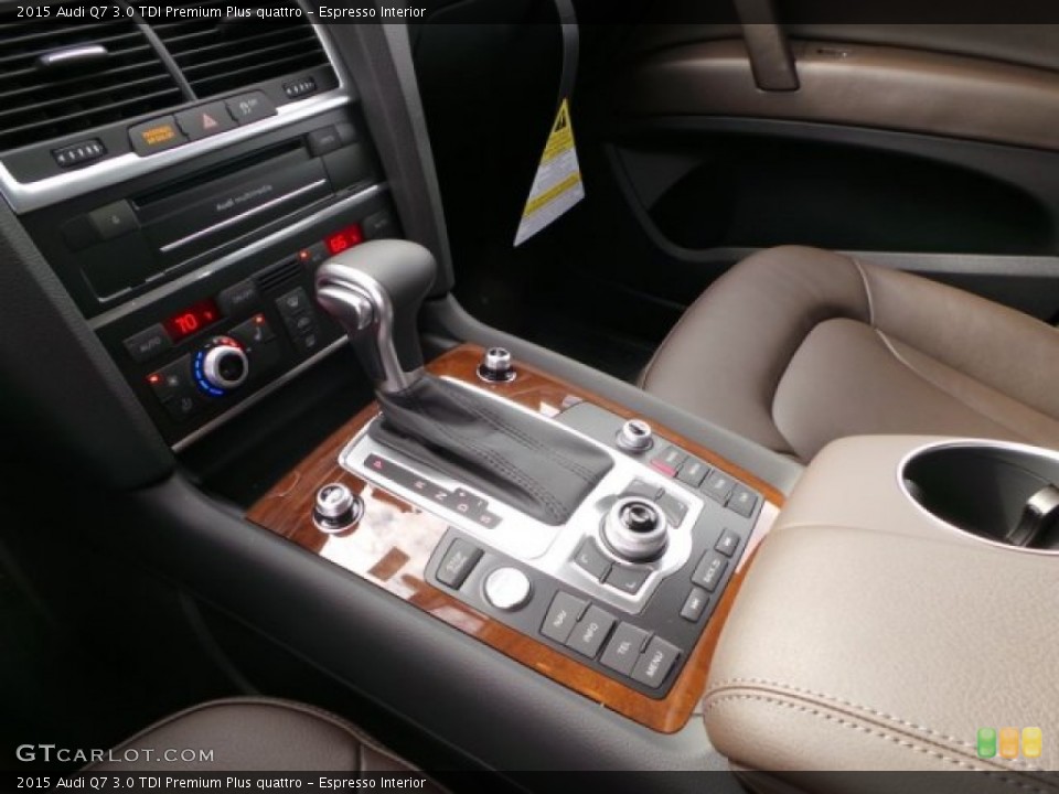 Espresso Interior Transmission for the 2015 Audi Q7 3.0 TDI Premium Plus quattro #99332566
