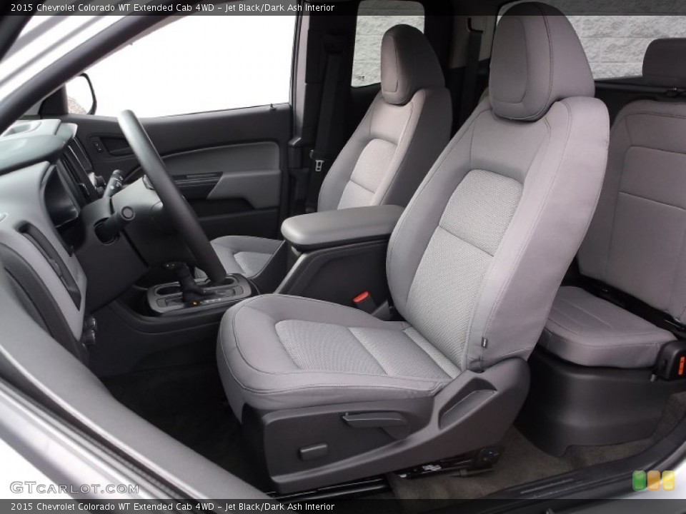 Jet Black/Dark Ash Interior Front Seat for the 2015 Chevrolet Colorado WT Extended Cab 4WD #99333397