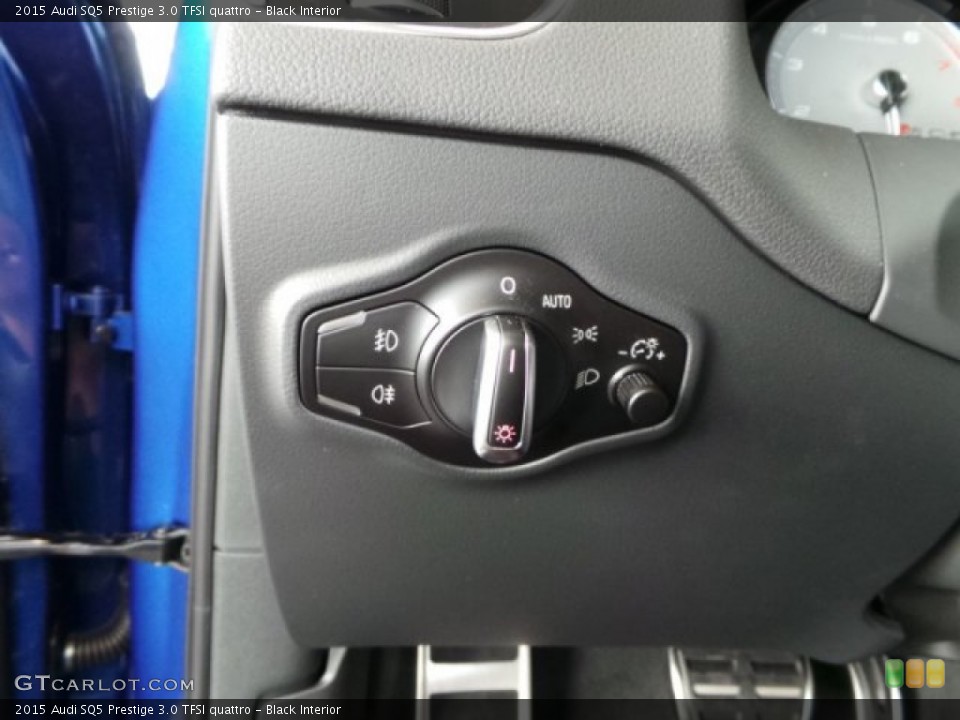 Black Interior Controls for the 2015 Audi SQ5 Prestige 3.0 TFSI quattro #99333517