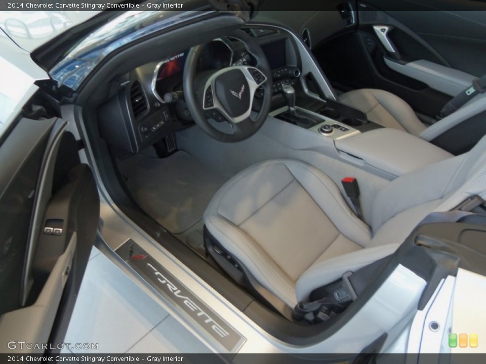 Gray 2014 Chevrolet Corvette Interiors