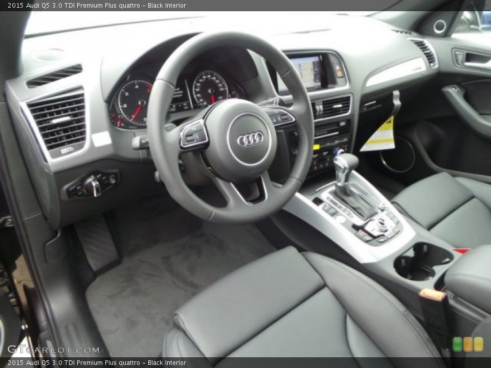 Black Interior Photo for the 2015 Audi Q5 3.0 TDI Premium Plus quattro #99337840