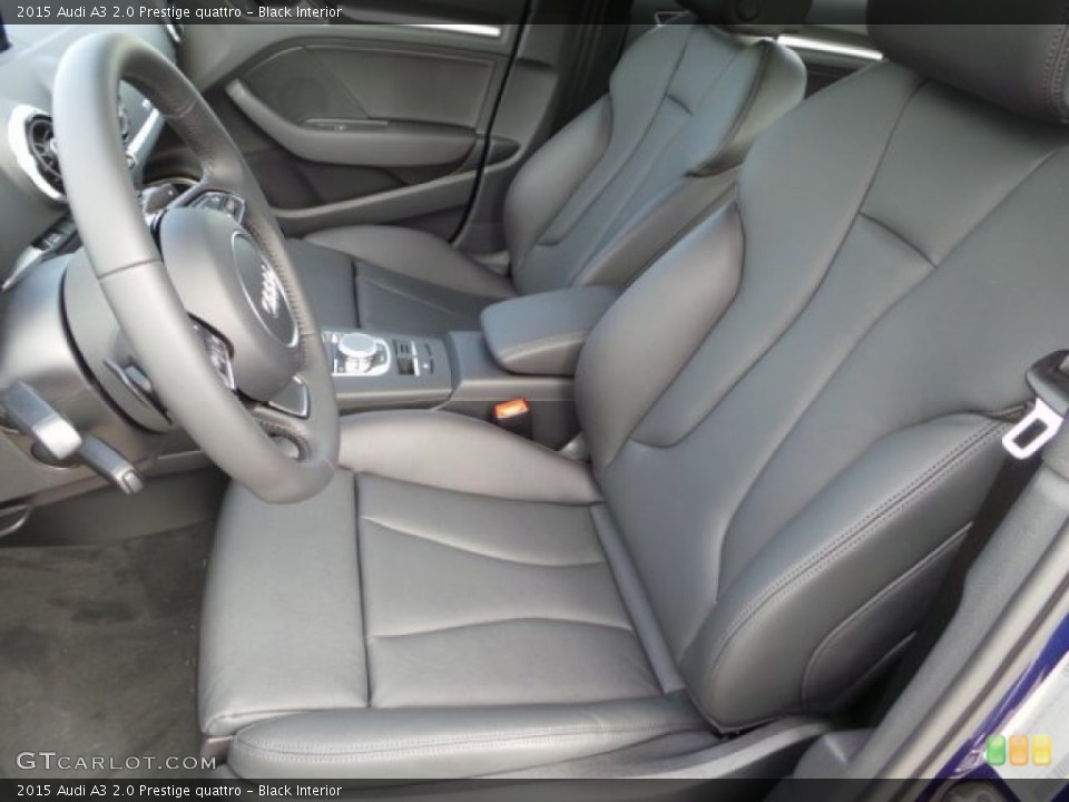 Black Interior Front Seat for the 2015 Audi A3 2.0 Prestige quattro #99340273