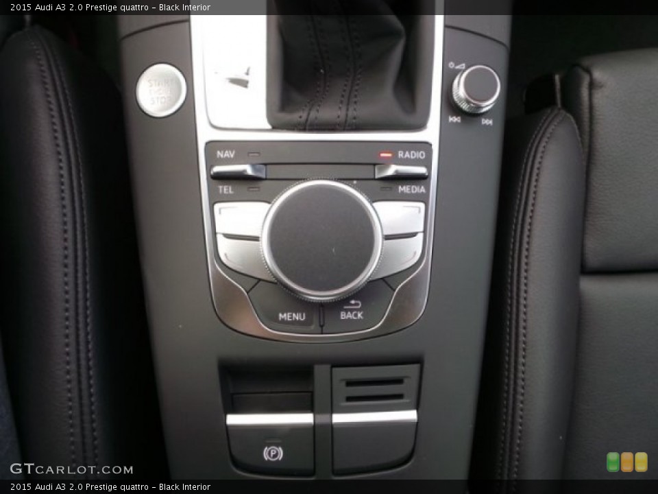 Black Interior Controls for the 2015 Audi A3 2.0 Prestige quattro #99340471