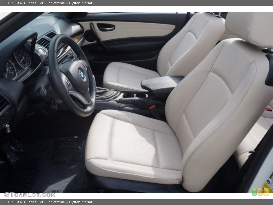 Oyster Interior Photo for the 2012 BMW 1 Series 128i Convertible #99341659
