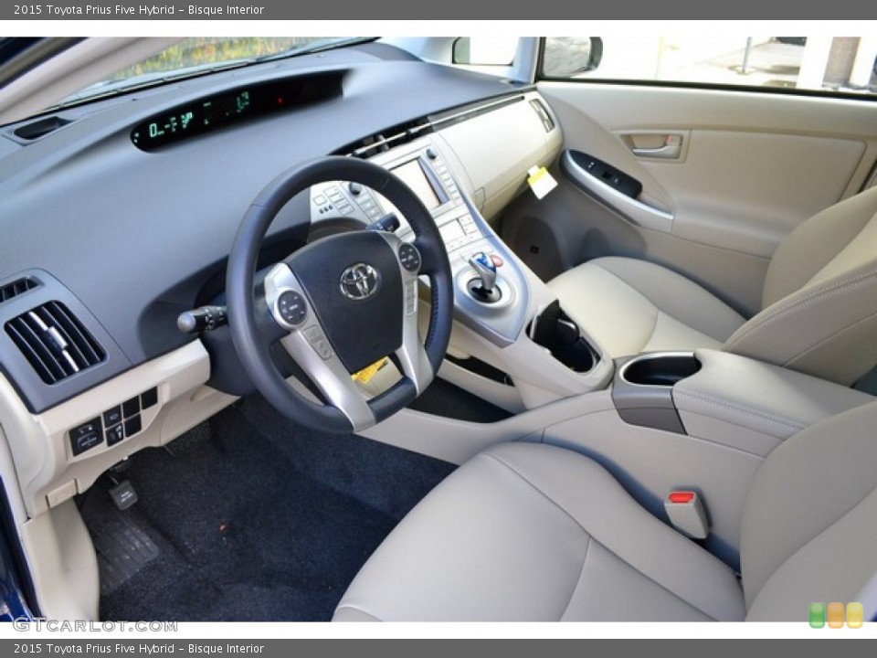 Bisque Interior Photo for the 2015 Toyota Prius Five Hybrid #99342115