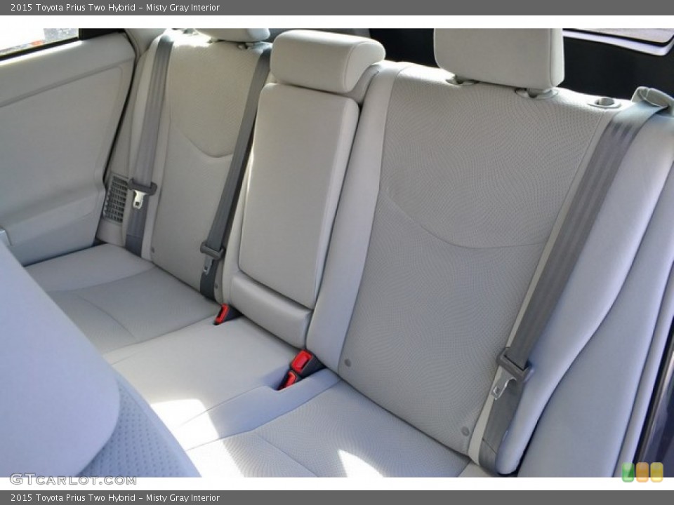 Misty Gray Interior Rear Seat for the 2015 Toyota Prius Two Hybrid #99342685