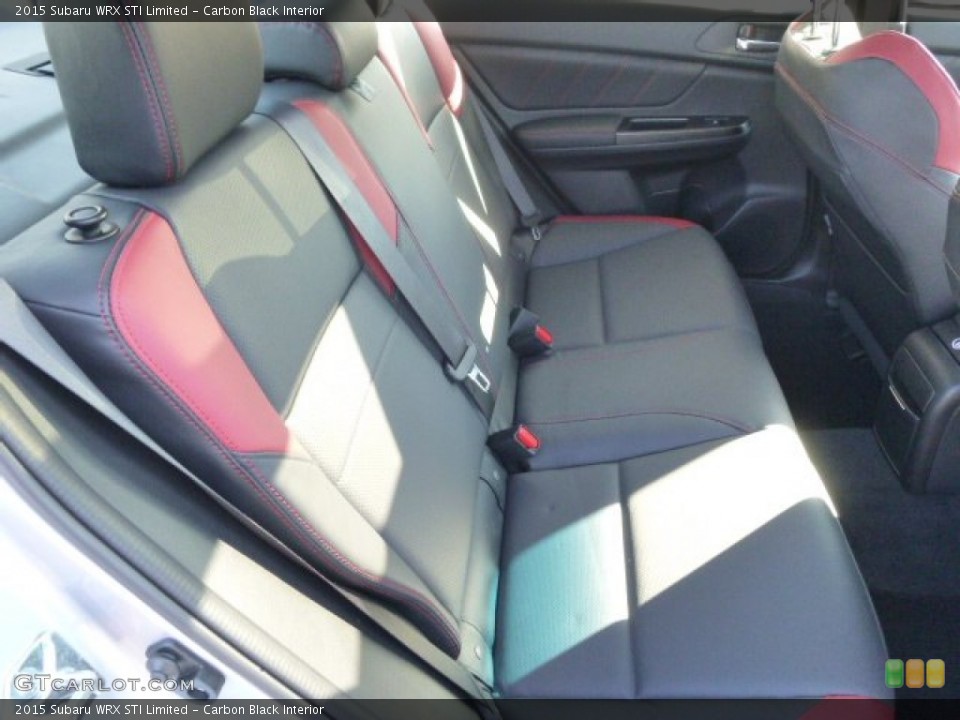 Carbon Black Interior Rear Seat for the 2015 Subaru WRX STI Limited #99344800