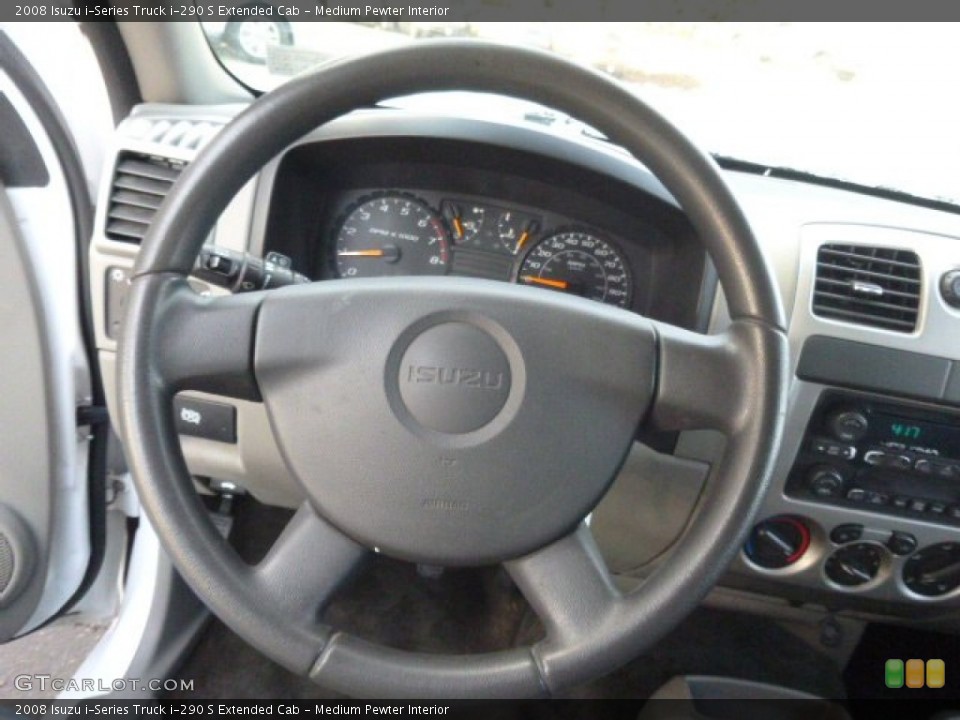 Medium Pewter Interior Steering Wheel for the 2008 Isuzu i-Series Truck i-290 S Extended Cab #99344885