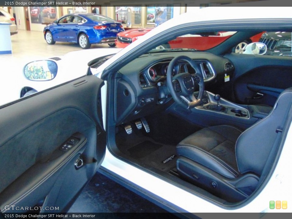 Black Interior Photo for the 2015 Dodge Challenger SRT Hellcat #99349891