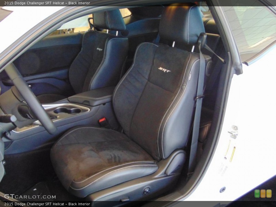 Black Interior Front Seat for the 2015 Dodge Challenger SRT Hellcat #99349915