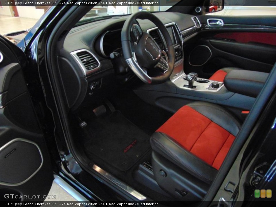 SRT Red Vapor Black/Red 2015 Jeep Grand Cherokee Interiors