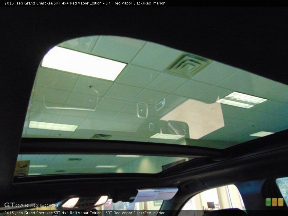 SRT Red Vapor Black/Red Interior Sunroof for the 2015 Jeep Grand Cherokee SRT 4x4 Red Vapor Edition #99350227