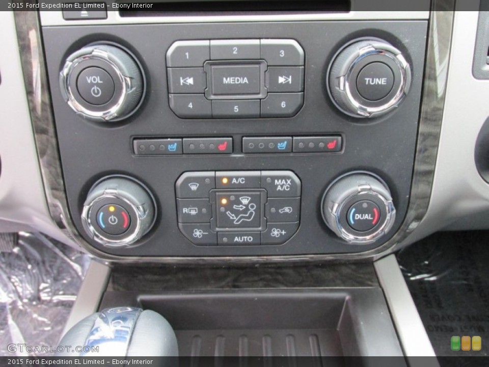 Ebony Interior Controls for the 2015 Ford Expedition EL Limited #99352576
