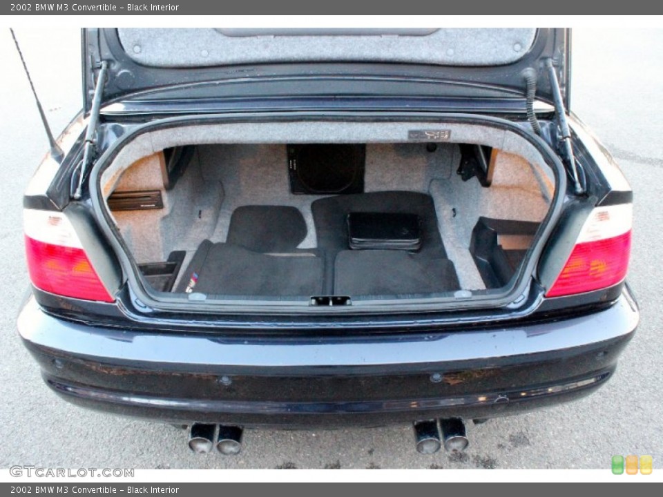 Black Interior Trunk for the 2002 BMW M3 Convertible #99358183