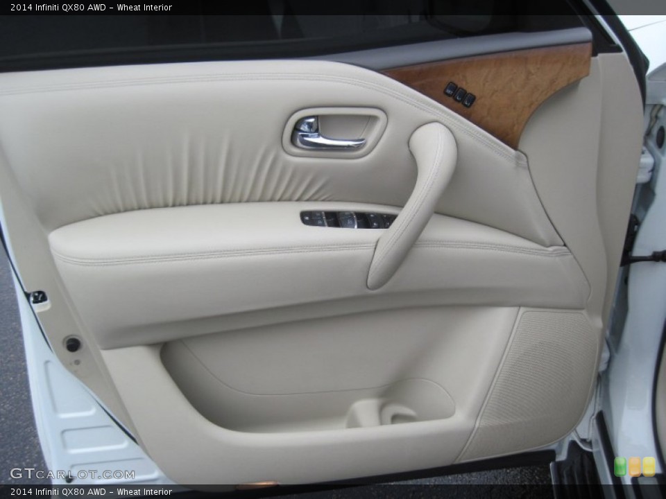 Wheat Interior Door Panel for the 2014 Infiniti QX80 AWD #99375617
