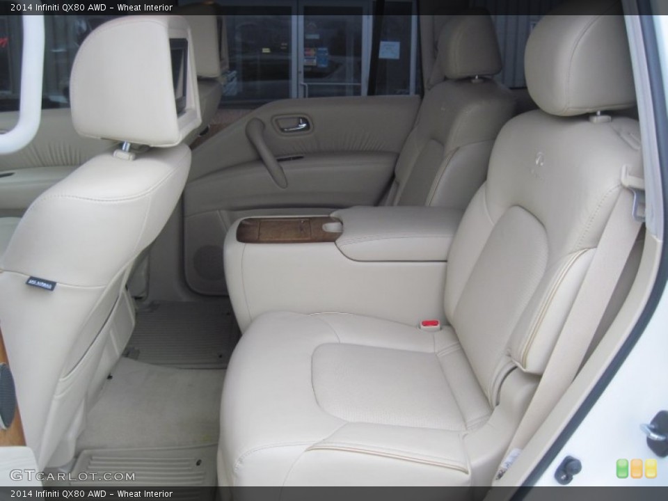 Wheat Interior Rear Seat for the 2014 Infiniti QX80 AWD #99375669