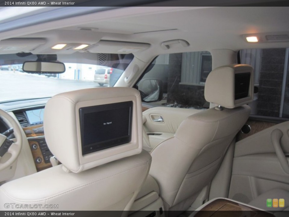 Wheat Interior Entertainment System for the 2014 Infiniti QX80 AWD #99375722