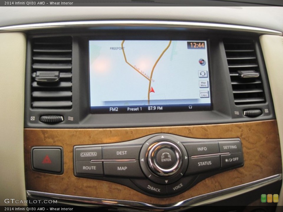 Wheat Interior Navigation for the 2014 Infiniti QX80 AWD #99375911