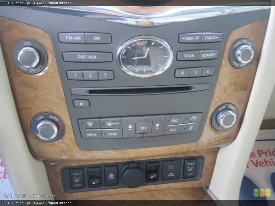 Wheat Interior Controls for the 2014 Infiniti QX80 AWD #99375935