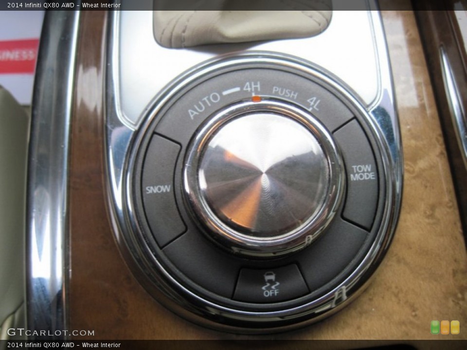 Wheat Interior Controls for the 2014 Infiniti QX80 AWD #99376035