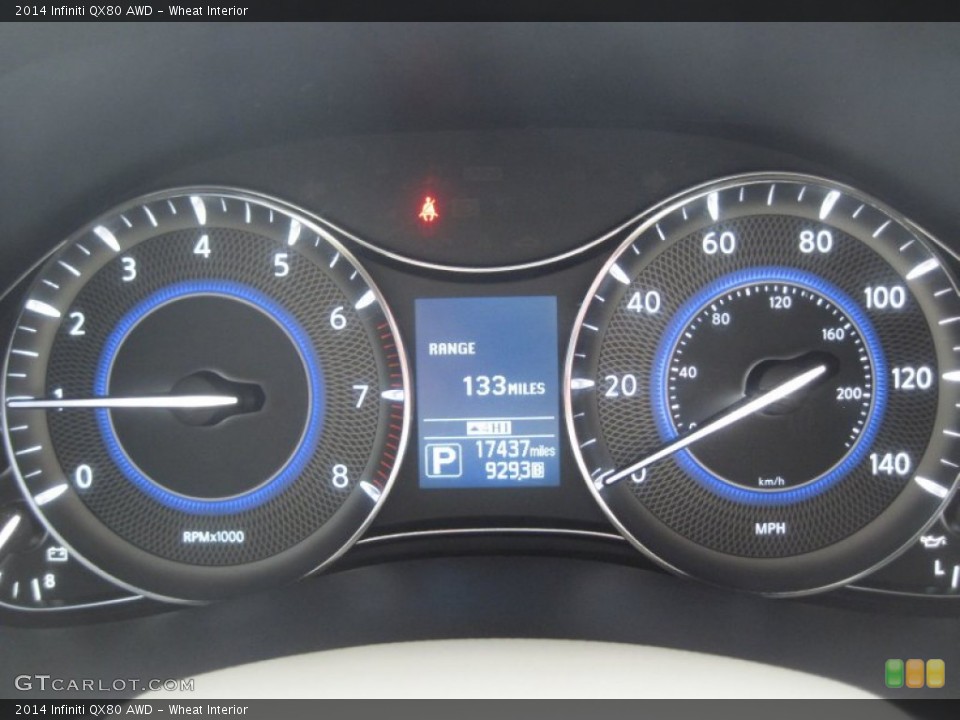 Wheat Interior Gauges for the 2014 Infiniti QX80 AWD #99376118