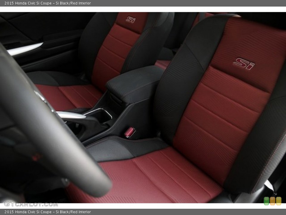Si Black/Red Interior Front Seat for the 2015 Honda Civic Si Coupe #99378047