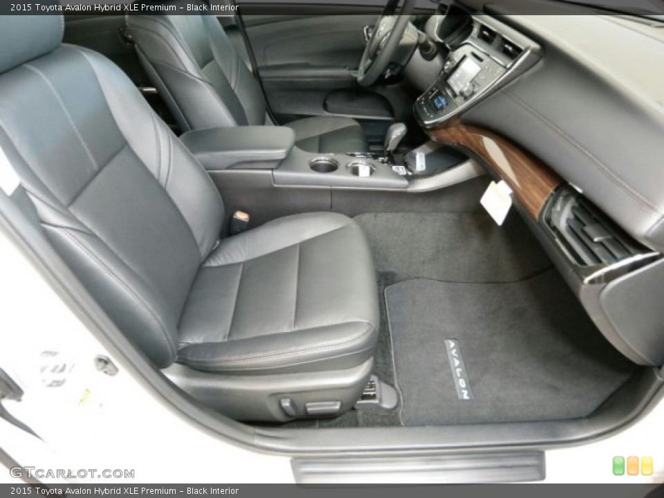 Black Interior Front Seat for the 2015 Toyota Avalon Hybrid XLE Premium #99384152