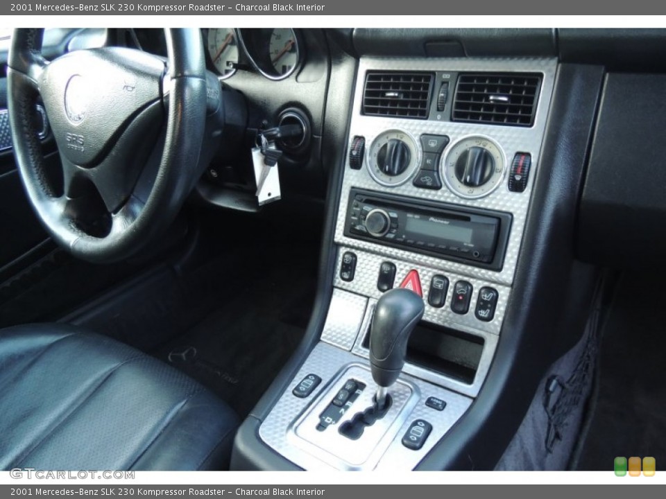 Charcoal Black Interior Controls for the 2001 Mercedes-Benz SLK 230 Kompressor Roadster #99405230
