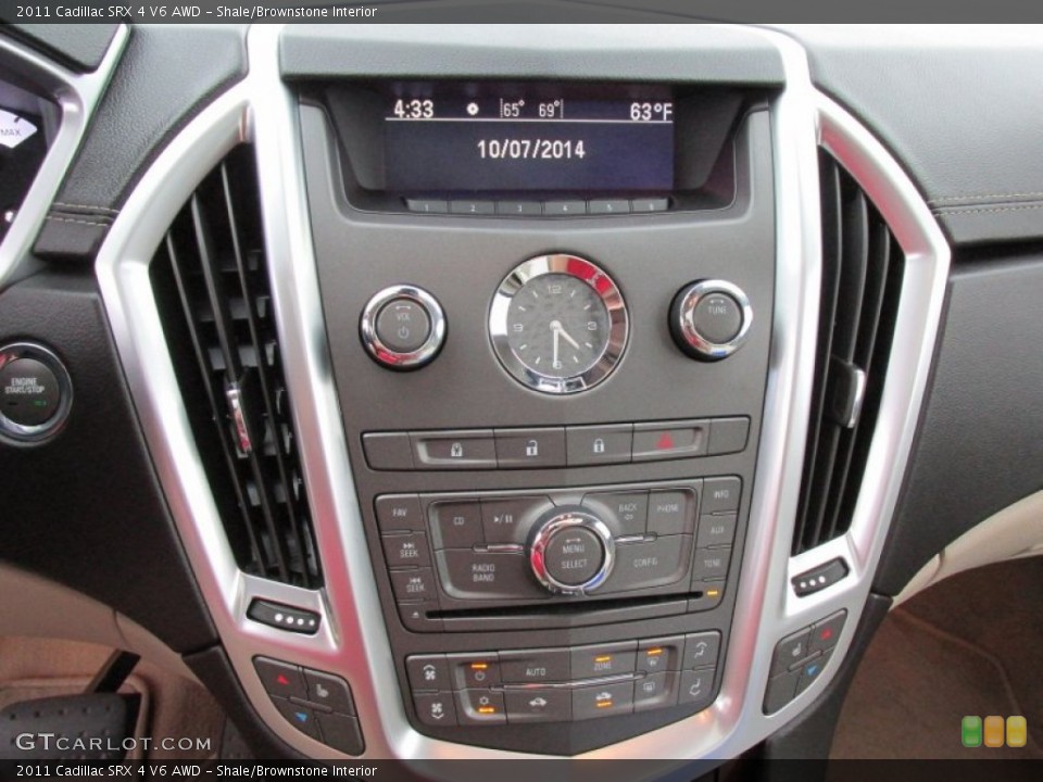 Shale/Brownstone Interior Controls for the 2011 Cadillac SRX 4 V6 AWD #99405672