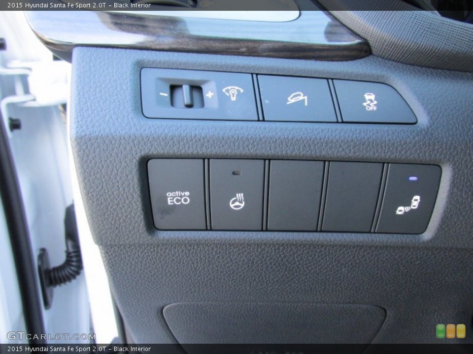 Black Interior Controls for the 2015 Hyundai Santa Fe Sport 2.0T #99406241