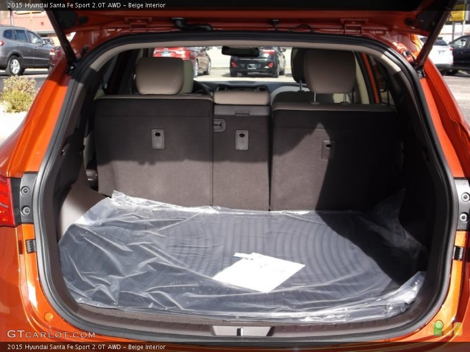 Beige Interior Trunk for the 2015 Hyundai Santa Fe Sport 2.0T AWD #99407321