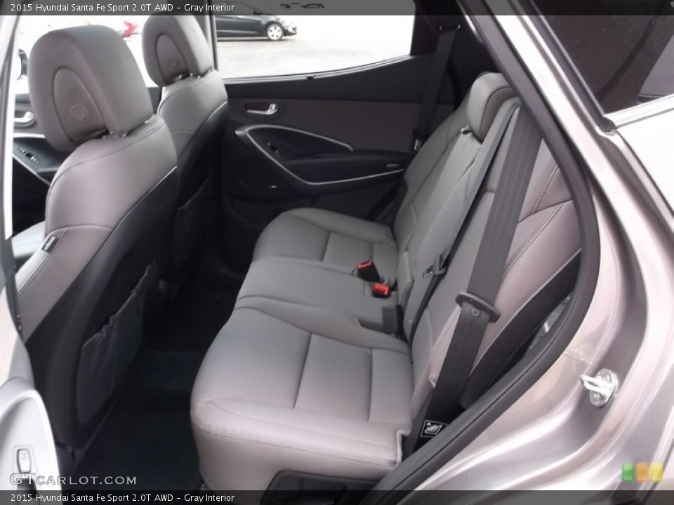 Gray Interior Rear Seat for the 2015 Hyundai Santa Fe Sport 2.0T AWD #99408839