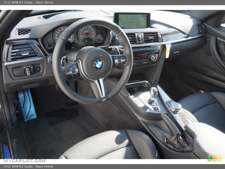 Black 2015 BMW M3 Interiors