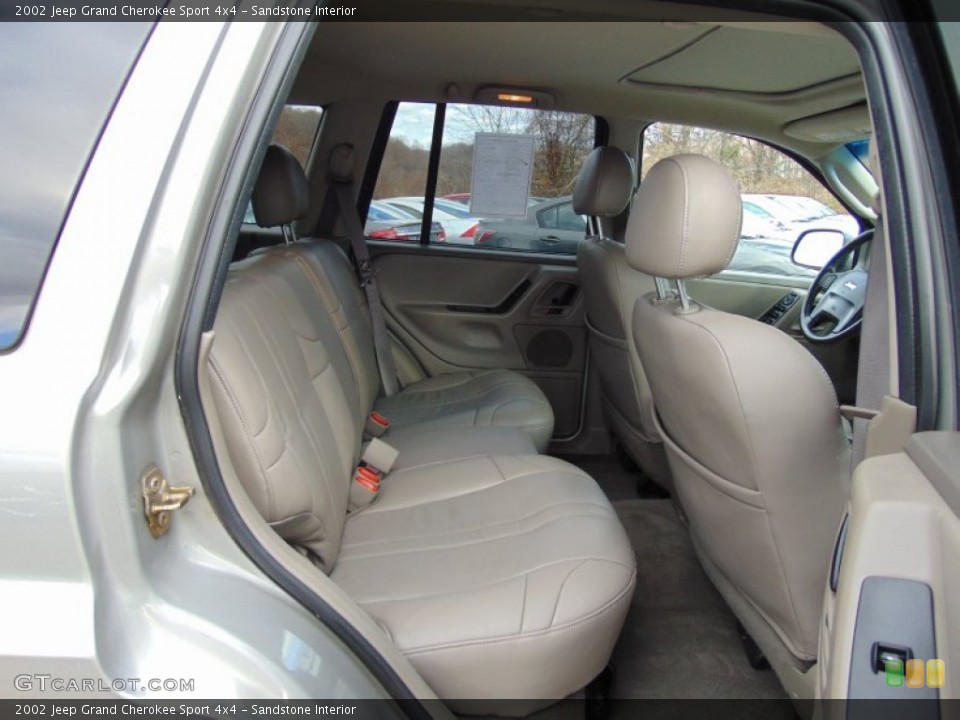 Sandstone Interior Rear Seat for the 2002 Jeep Grand Cherokee Sport 4x4 #99409001