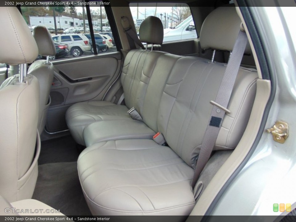 Sandstone Interior Rear Seat for the 2002 Jeep Grand Cherokee Sport 4x4 #99409025