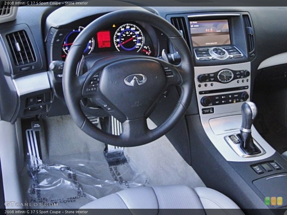 Stone Interior Dashboard for the 2008 Infiniti G 37 S Sport Coupe #99409892