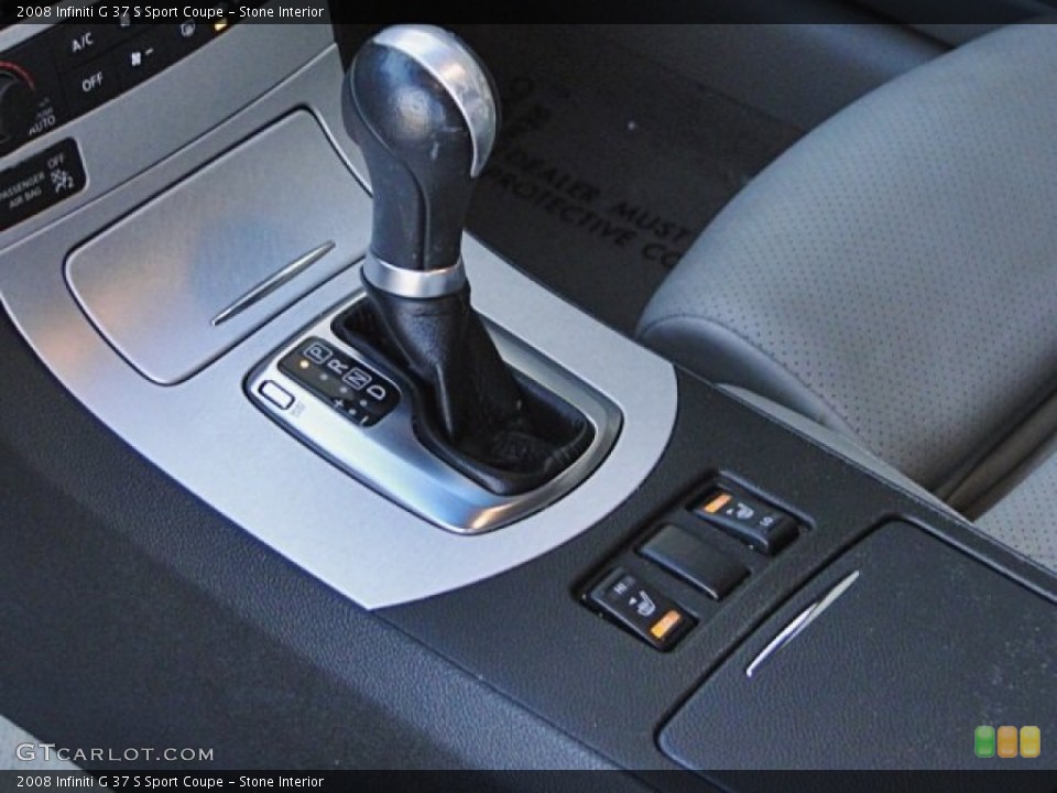 Stone Interior Transmission for the 2008 Infiniti G 37 S Sport Coupe #99409913