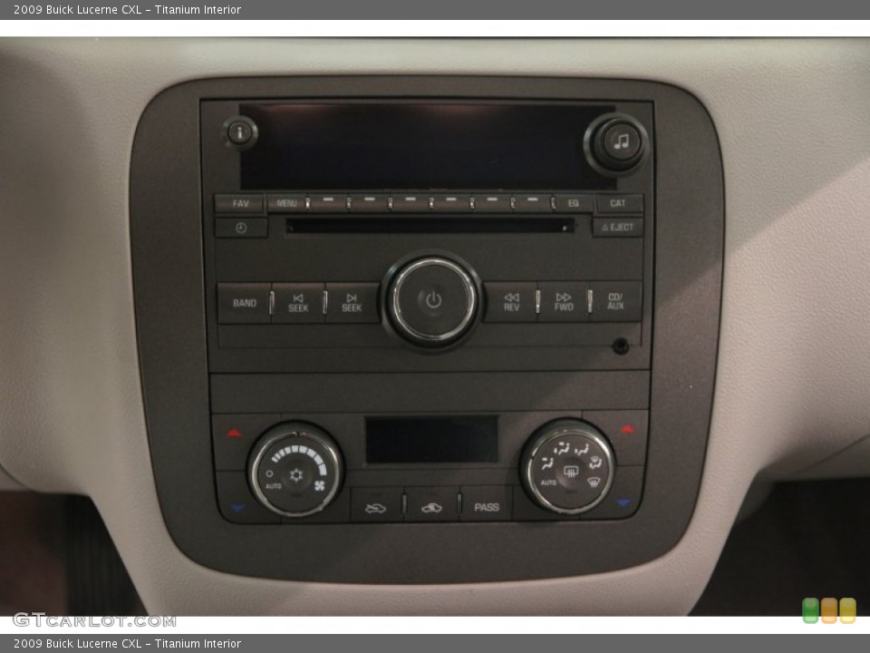 Titanium Interior Controls for the 2009 Buick Lucerne CXL #99413635