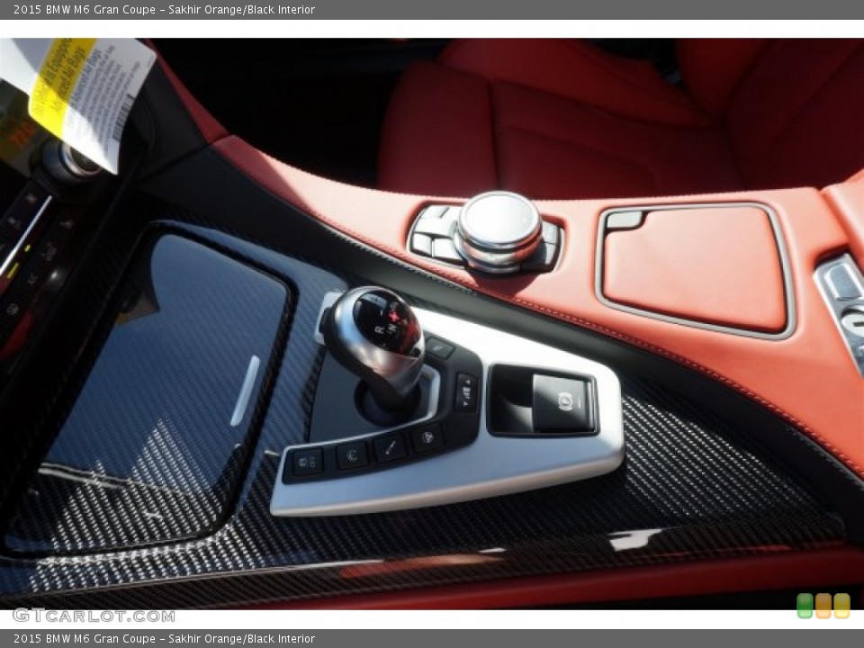 Sakhir Orange/Black Interior Transmission for the 2015 BMW M6 Gran Coupe #99422746
