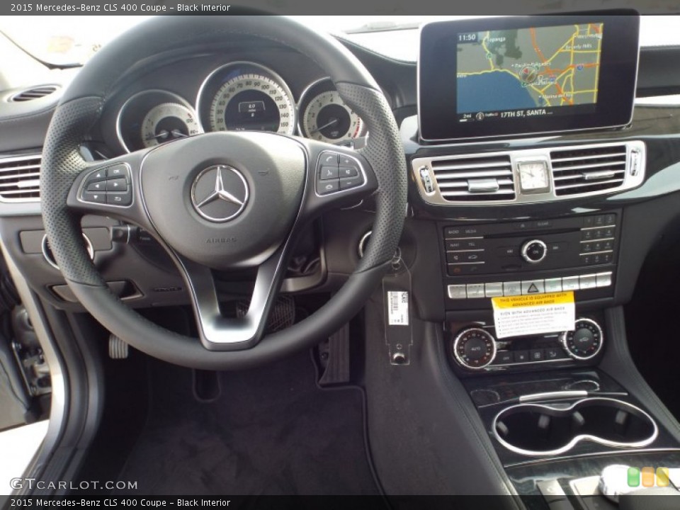 Black Interior Dashboard for the 2015 Mercedes-Benz CLS 400 Coupe #99426838