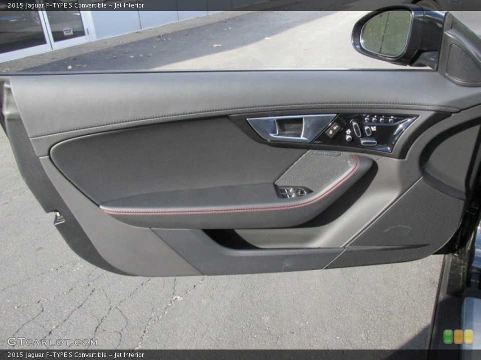 Jet Interior Door Panel for the 2015 Jaguar F-TYPE S Convertible #99429349
