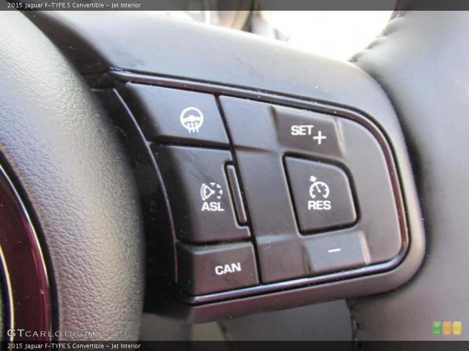 Jet Interior Controls for the 2015 Jaguar F-TYPE S Convertible #99429478