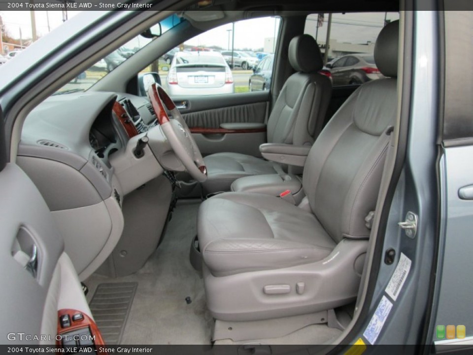 Stone Gray Interior Front Seat for the 2004 Toyota Sienna XLE AWD #99435961