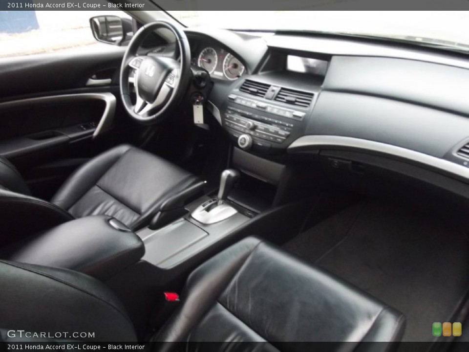 Black Interior Dashboard for the 2011 Honda Accord EX-L Coupe #99436462