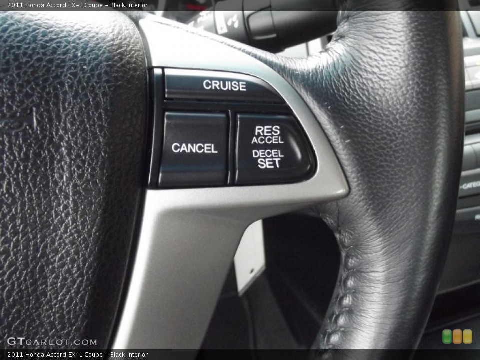 Black Interior Controls for the 2011 Honda Accord EX-L Coupe #99436657