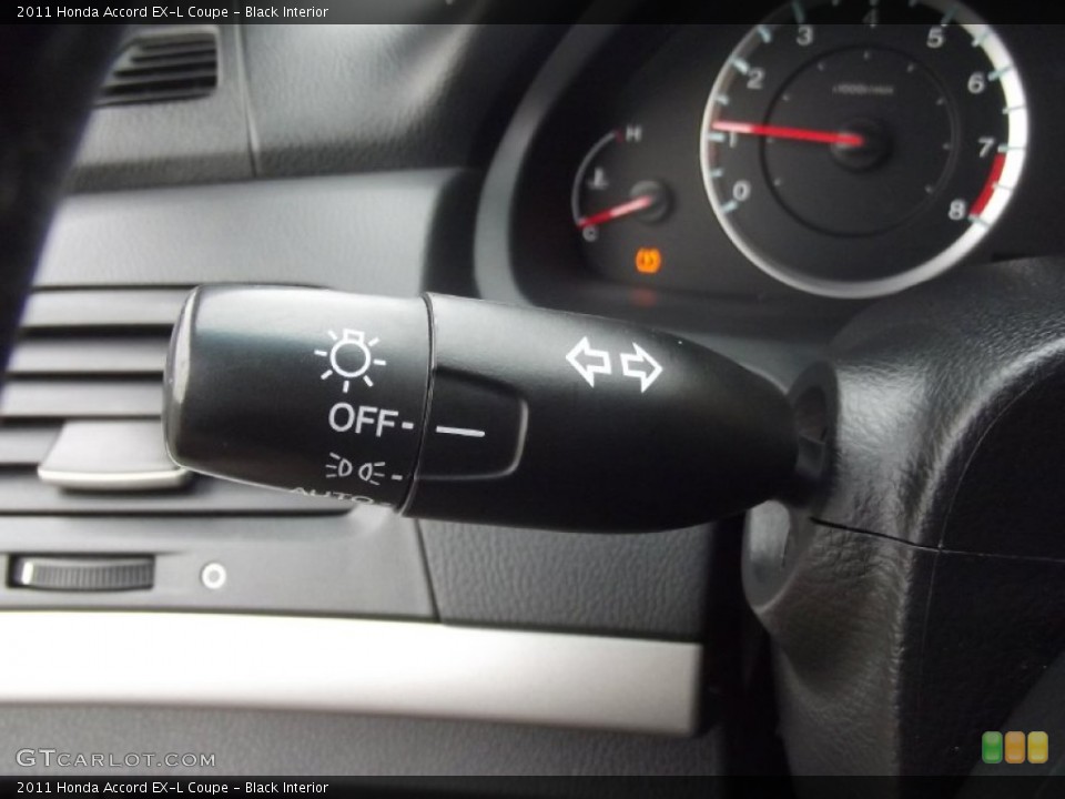 Black Interior Controls for the 2011 Honda Accord EX-L Coupe #99436681