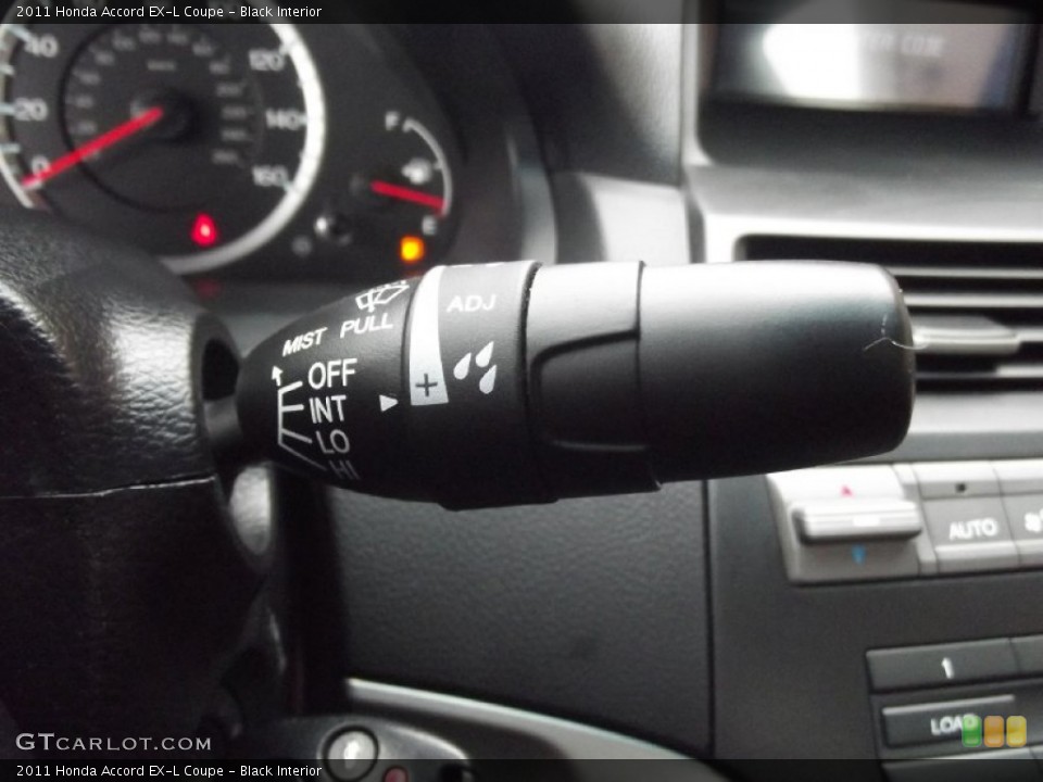 Black Interior Controls for the 2011 Honda Accord EX-L Coupe #99436708