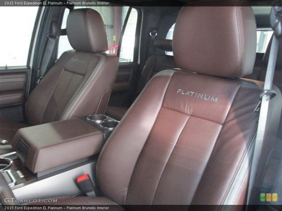 Platinum Brunello Interior Front Seat for the 2015 Ford Expedition EL Platinum #99437986