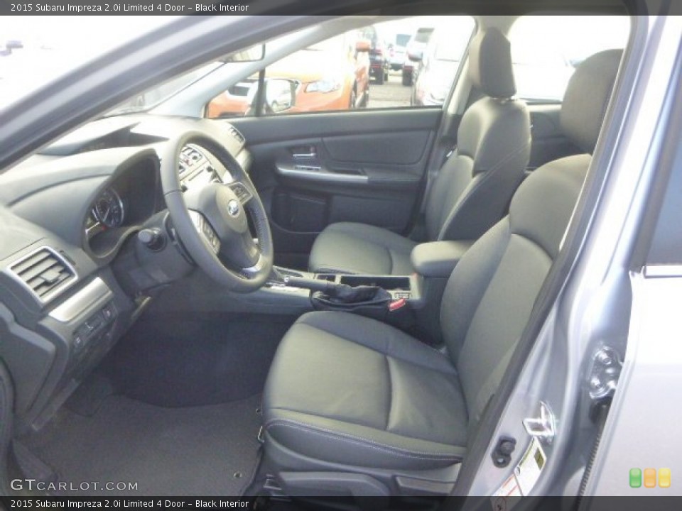 Black Interior Front Seat for the 2015 Subaru Impreza 2.0i Limited 4 Door #99441259